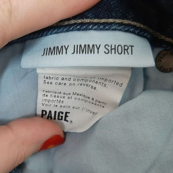PAIGE Jimmy Jimmy Short in Candace Wash sz 28 - Picture 6 of 7